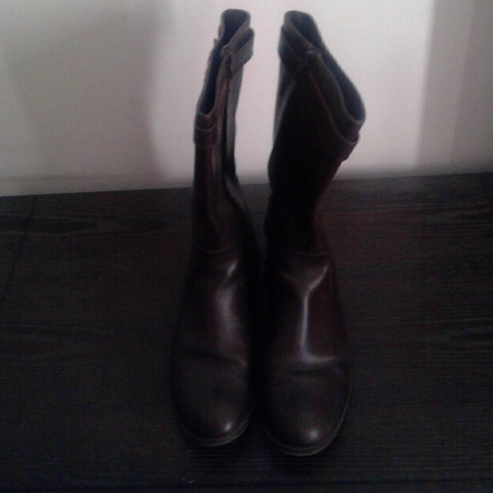 Ralph Lauren Sorissa Dark Brown Calf